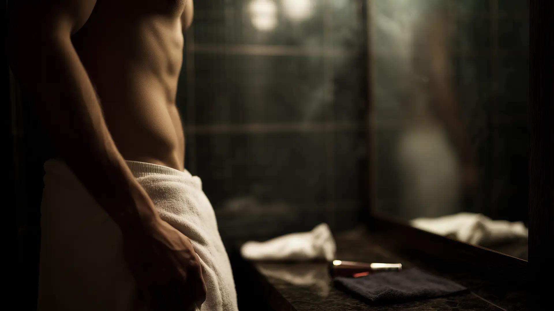 Illustration Balanitis – gerötete Eichel mit Entzündungszeichen