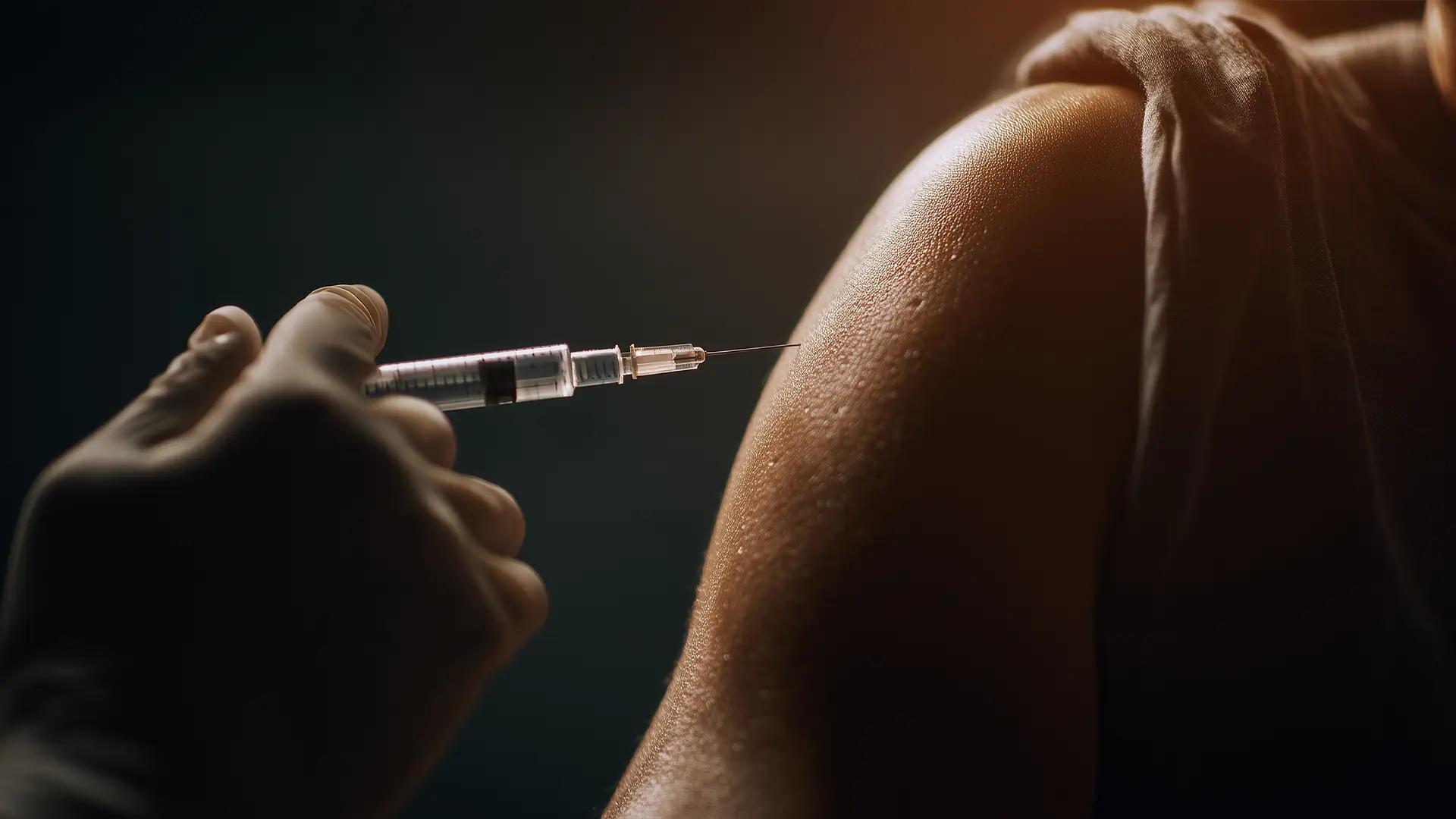 Illustration: HPV-Virus und betroffene Körperstellen beim Mann