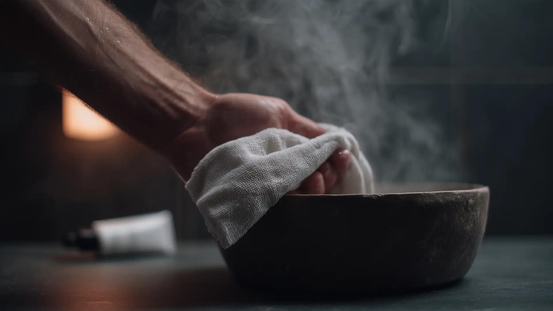 Illustration zur Pflege bei Vorhautentzündung – Reinigung und Hausmittel